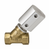 ECY-DC - Y-SHAPE BODY OF BRASS - Double-Acting actuator with normally closed valve